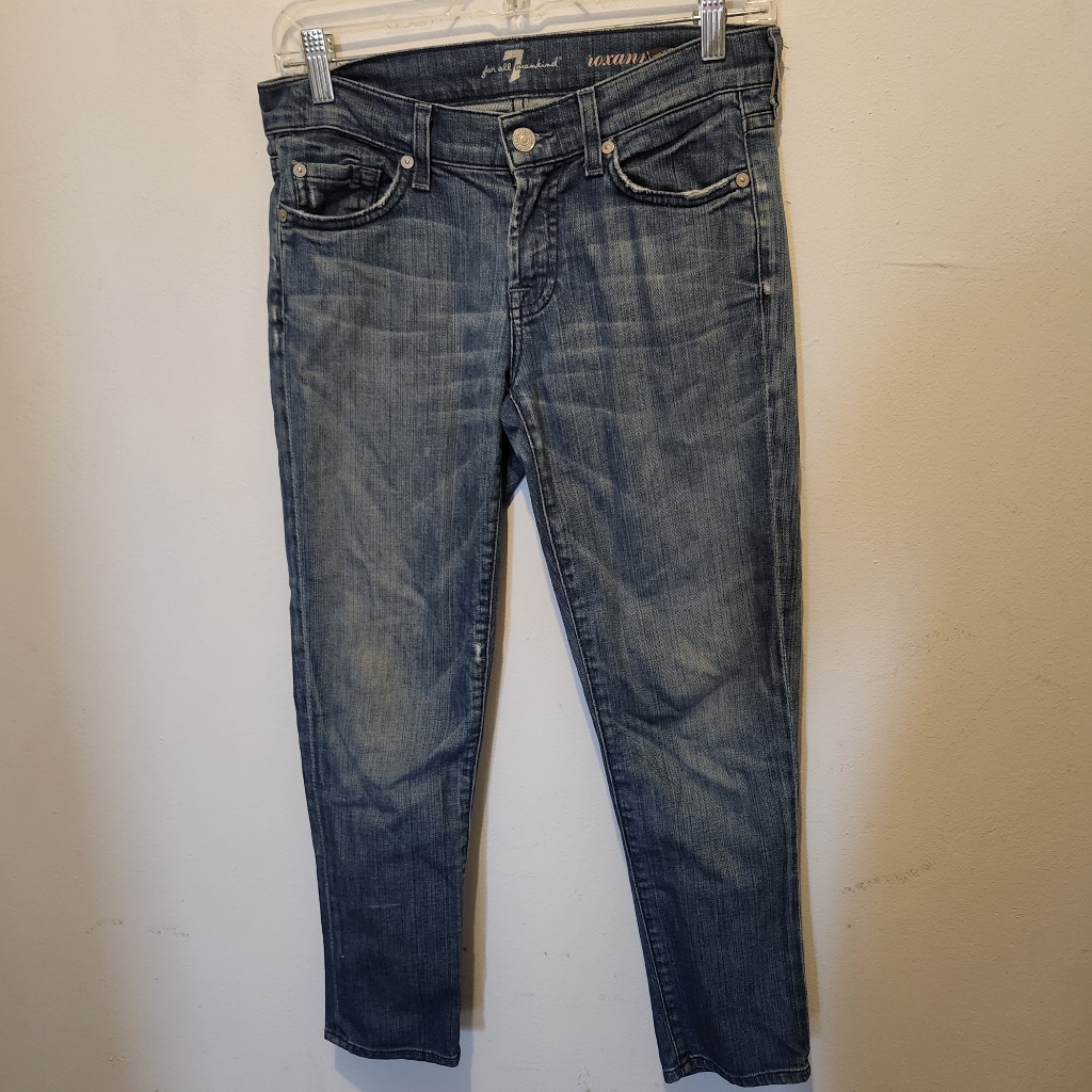 7 For All Mankind Roxanne Crop Jeans 26